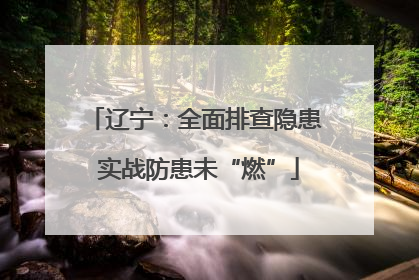 辽宁：全面排查隐患 实战防患未“燃”